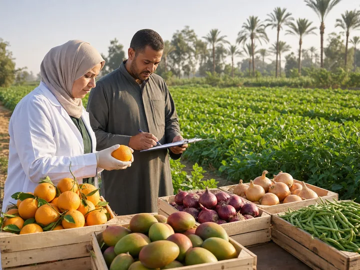 Quality inspection with an Egyptian grower